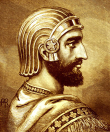 Kyros den store, den första kungen av Persien, befriade slavar i Babylon, 539 f.Kr.